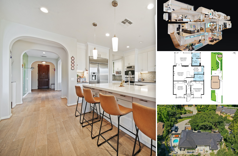 Bright residential kitchen preview for the Showcase package