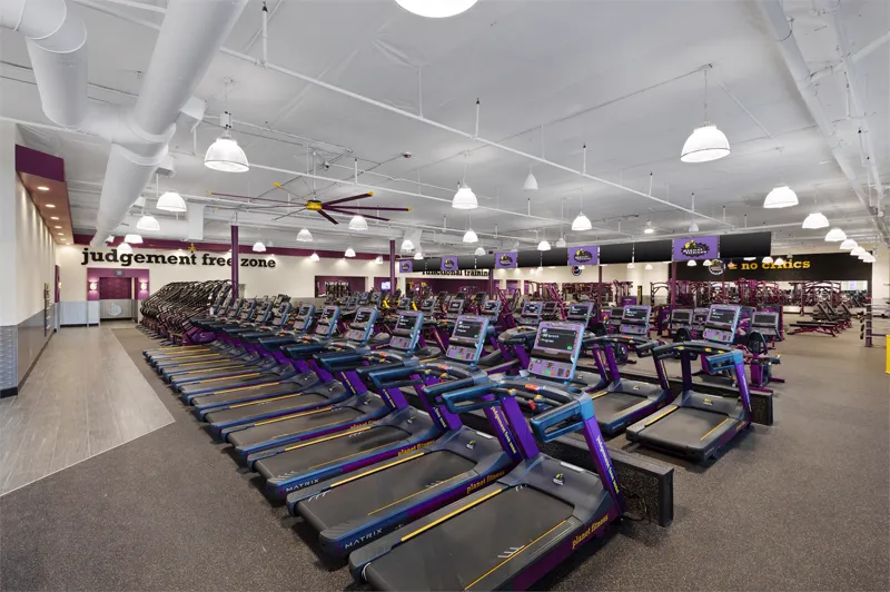Commercial fitness interior captured with HDR photography